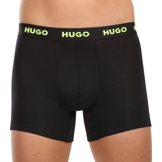 3PACK Boxers para homem HUGO preto (50503079 971)