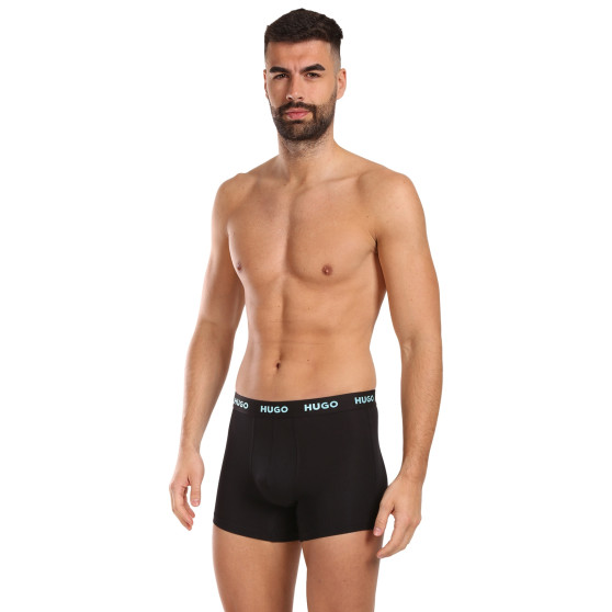 3PACK Boxers para homem HUGO preto (50503079 971)