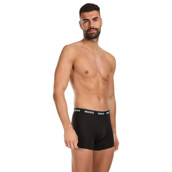 3PACK Boxers para homem HUGO preto (50503079 971)