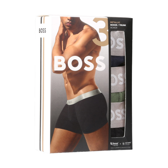 3PACK Boxers para homem BOSS multicolorido (50514998 982)