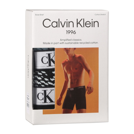 3PACK Boxers para homem Calvin Klein multicolorido (NB3529E-MRU)