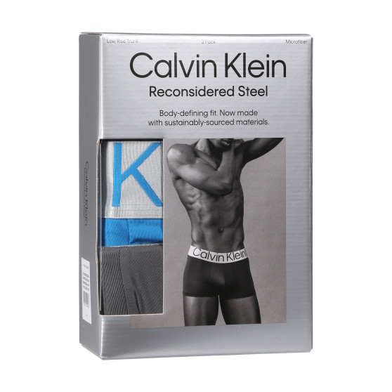 3PACK Boxers para homem Calvin Klein multicolorido (NB3074A-MH8)