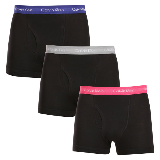 3PACK Boxers para homem Calvin Klein preto (NB2615A-MLR)