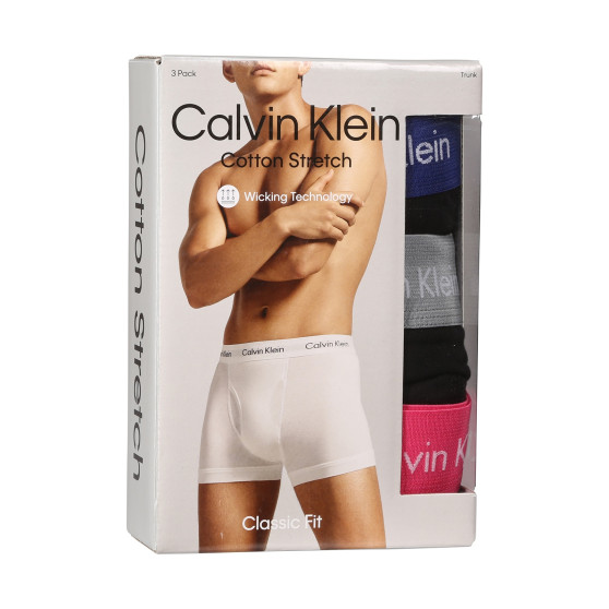 3PACK Boxers para homem Calvin Klein preto (NB2615A-MLR)