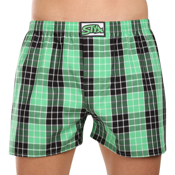 Boxers para homem Styx clássico de borracha superdimensionado multicolorido (E1029)