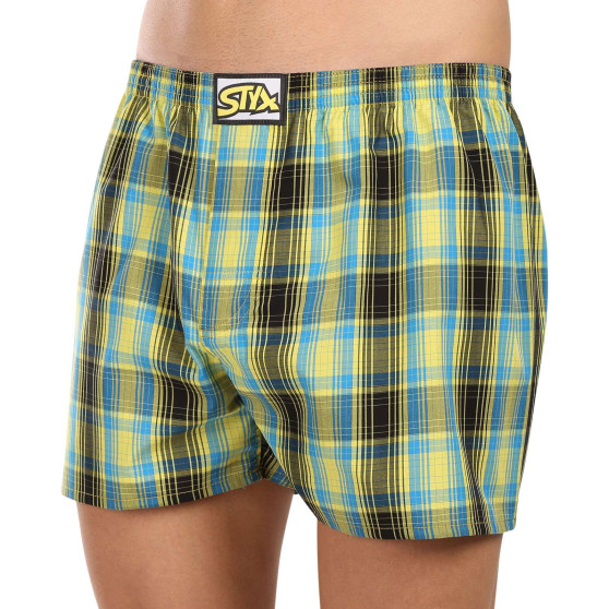 Boxers para homem Styx clássico de borracha superdimensionado multicolorido (E1021)