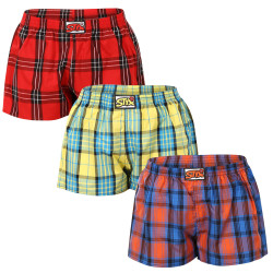 3PACK Boxers para mulher Styx borracha clássica multi-coloured (3K10236)