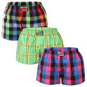 3PACK Boxers para mulher Styx borracha clássica multi-coloured (3K10812)