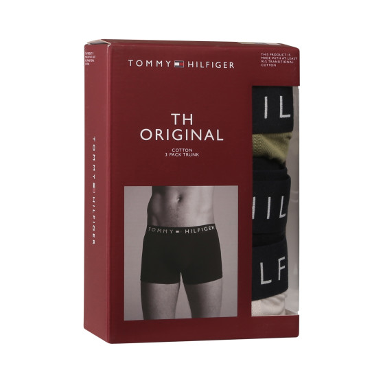 3PACK Boxers para homem Tommy Hilfiger multicolorido (UM0UM03180 0XT)