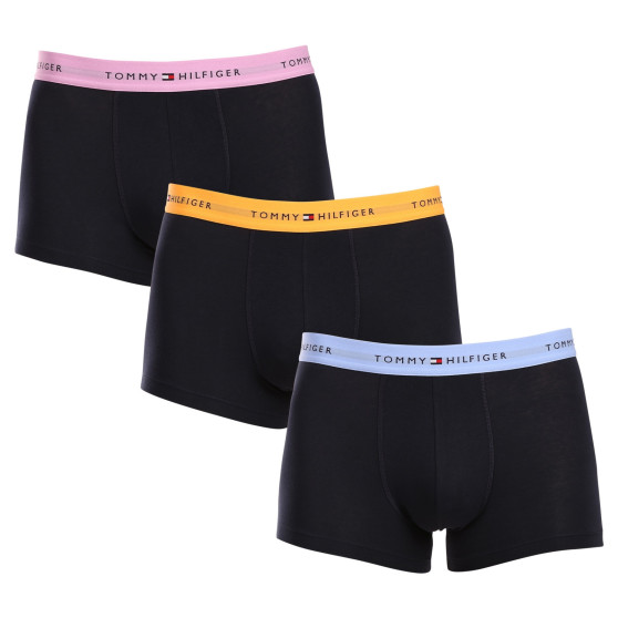 3PACK Boxers para homem Tommy Hilfiger azul escuro (UM0UM02763 0VI)