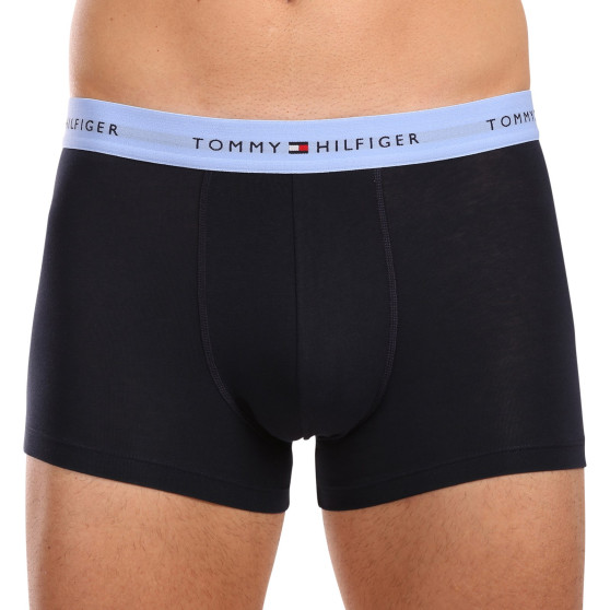 3PACK Boxers para homem Tommy Hilfiger azul escuro (UM0UM02763 0VI)