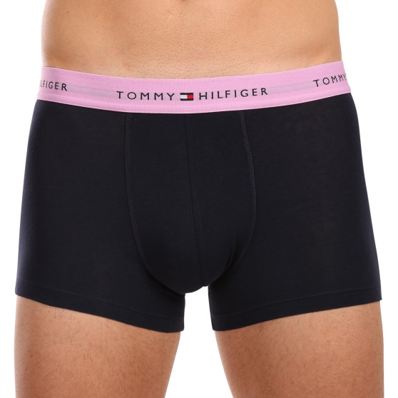 3PACK Boxers para homem Tommy Hilfiger azul escuro (UM0UM02763 0VI)