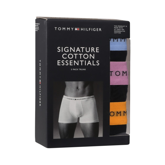 3PACK Boxers para homem Tommy Hilfiger azul escuro (UM0UM02763 0VI)