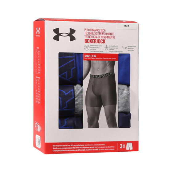 3PACK Boxers para homem Under Armour multicolorido (1383878 400)