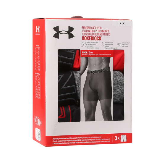 3PACK Boxers para homem Under Armour multicolorido (1383878 600)