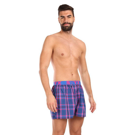 Boxers para homem Styx desporto elástico multicolorido (B1032)