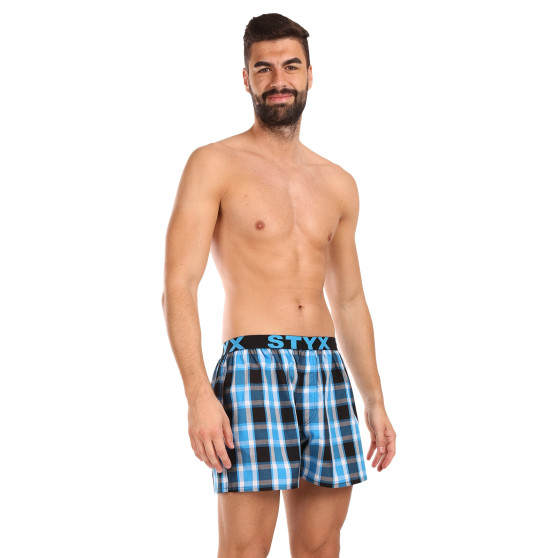 Boxers para homem Styx desporto elástico multicolorido (B1034)