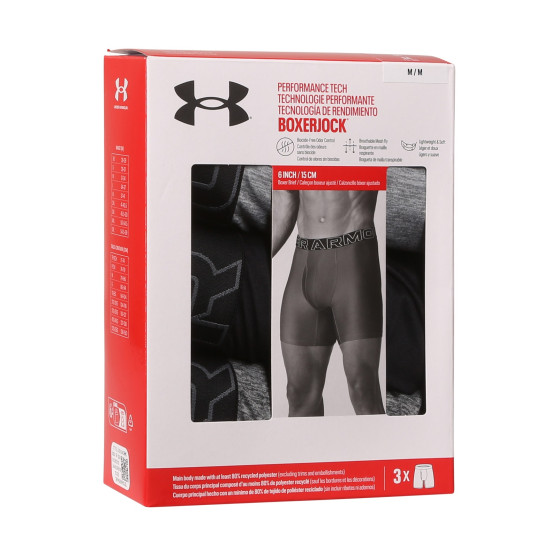 3PACK Boxers para homem Under Armour multicolorido (1383878 035)