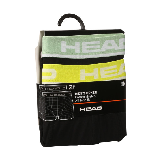 2PACK Boxers para homem HEAD preto (701202741 023)