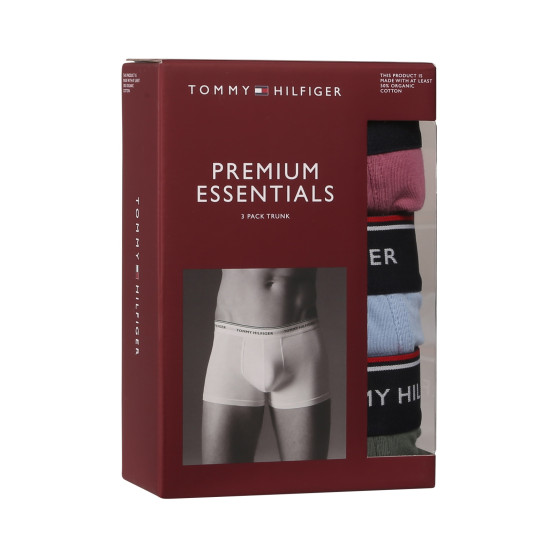 3PACK Boxers para homem Tommy Hilfiger multicolorido (1U87903842 0XV)