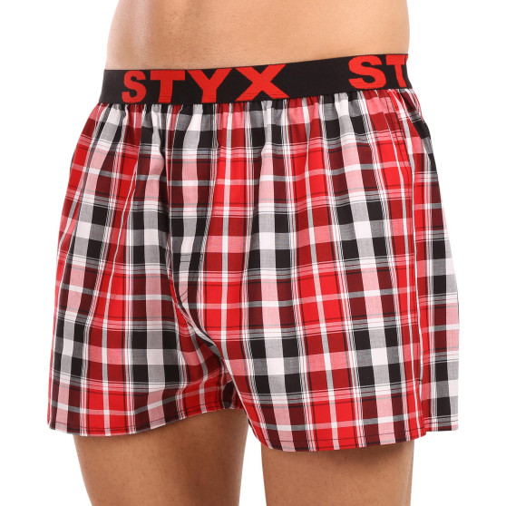 Boxers para homem Styx desporto elástico multicolorido (B1035)