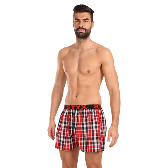 Boxers para homem Styx desporto elástico multicolorido (B1035)