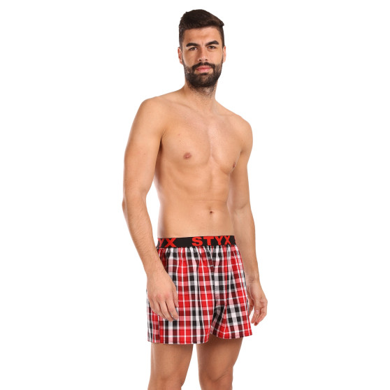 Boxers para homem Styx desporto elástico multicolorido (B1035)