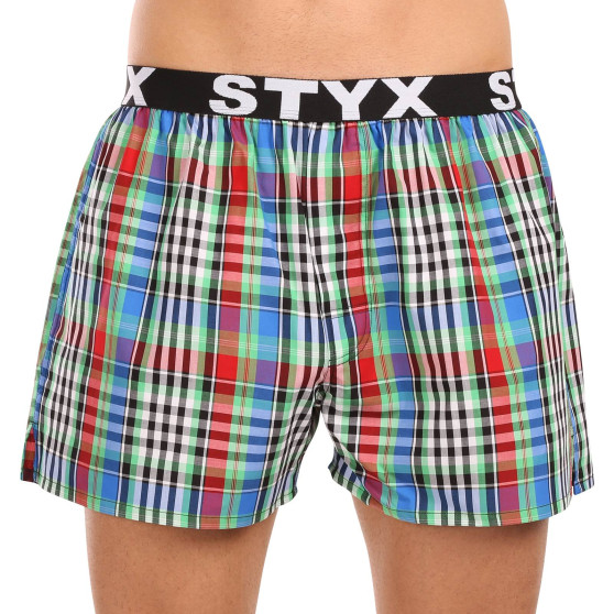 Boxers para homem Styx desporto elástico multicolorido (B1036)