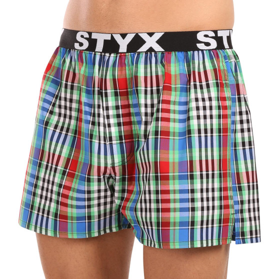 Boxers para homem Styx desporto elástico multicolorido (B1036)