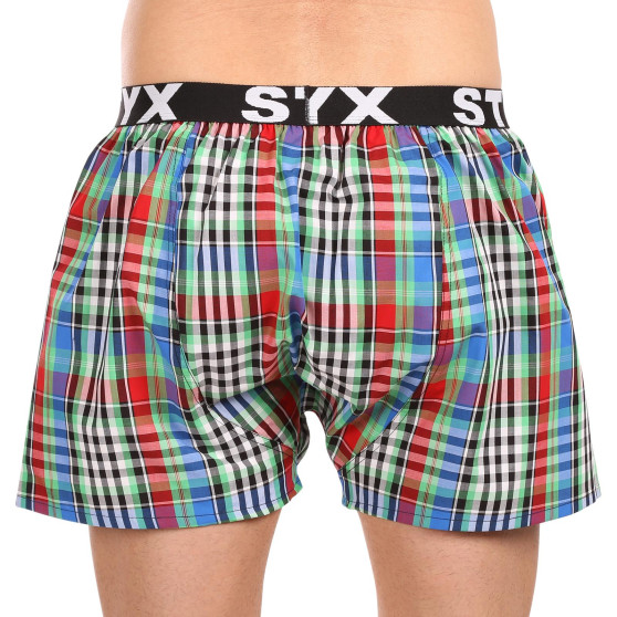 Boxers para homem Styx desporto elástico multicolorido (B1036)