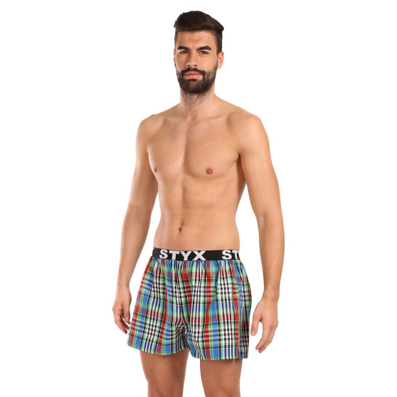 Boxers para homem Styx desporto elástico multicolorido (B1036)