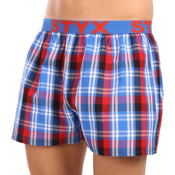 Boxers para homem Styx desporto elástico multicolorido (B1037)