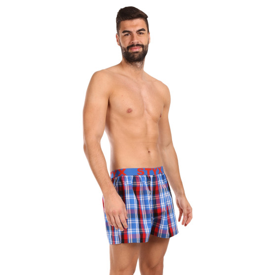 Boxers para homem Styx desporto elástico multicolorido (B1037)