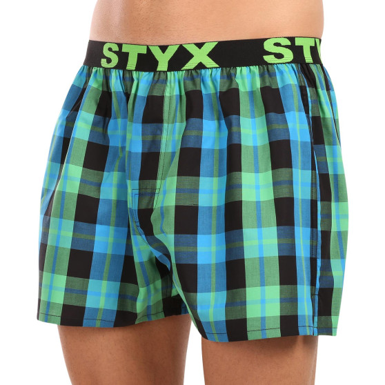 Boxers para homem Styx desporto elástico multicolorido (B1038)