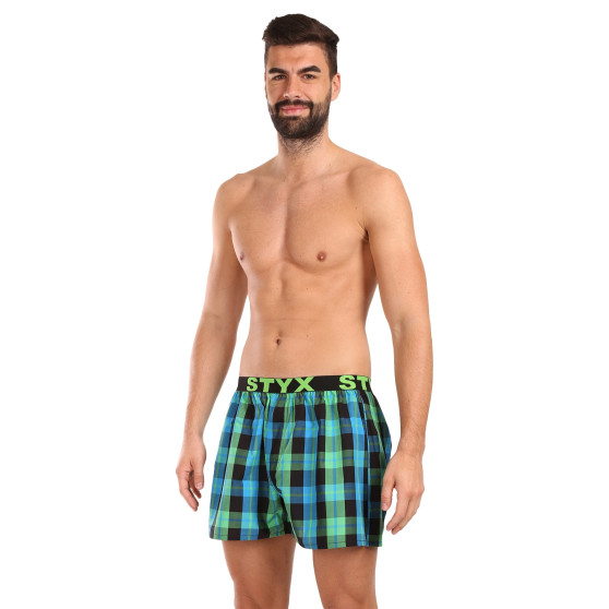 Boxers para homem Styx desporto elástico multicolorido (B1038)