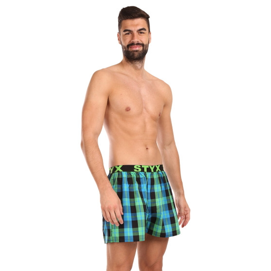 Boxers para homem Styx desporto elástico multicolorido (B1038)