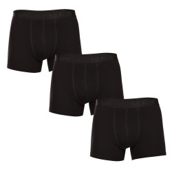 3PACK Boxers para homem Pietro Filipi preto (3BCL001)