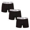 3PACK Boxers para homem Pietro Filipi preto (3BCL003)