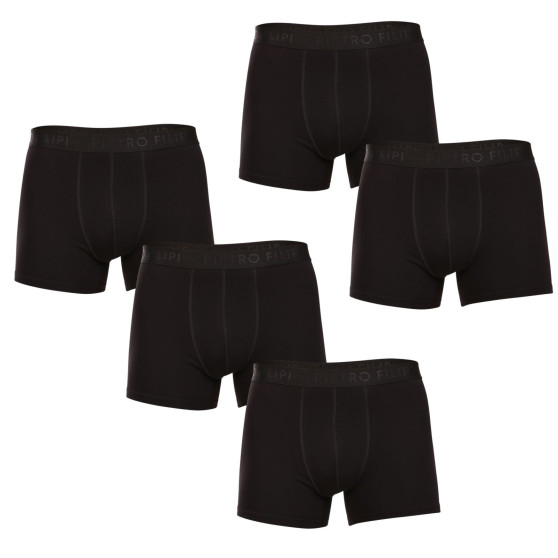 5PACK Boxers para homem Pietro Filipi preto (5BCL001)