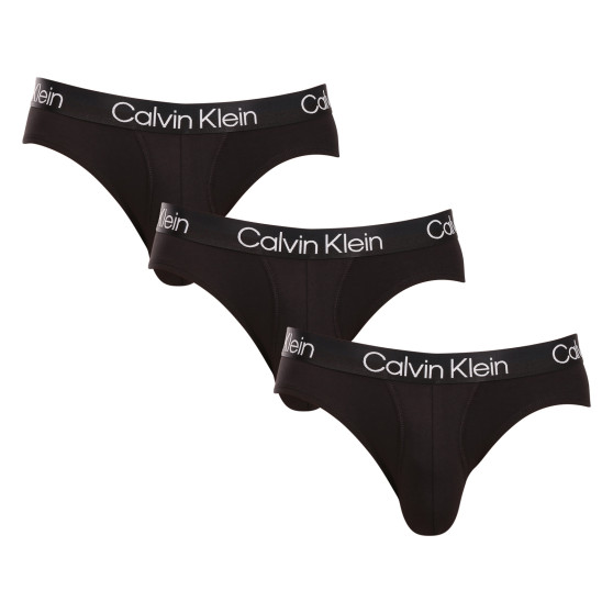 3PACK cuecas para homem Calvin Klein preto (NB2969A-7VI)