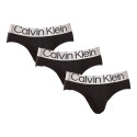 3PACK cuecas para homem Calvin Klein preto (NB3129A-7V1)