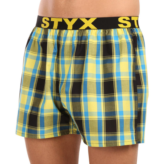 Boxers para homem Styx desporto elástico multicolorido (B1033)