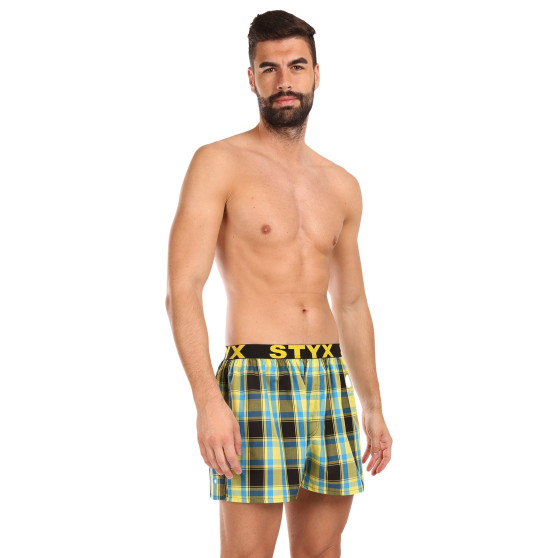 Boxers para homem Styx desporto elástico multicolorido (B1033)