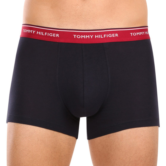 3PACK Boxers para homem Tommy Hilfiger azul escuro (UM0UM01642 0R6)