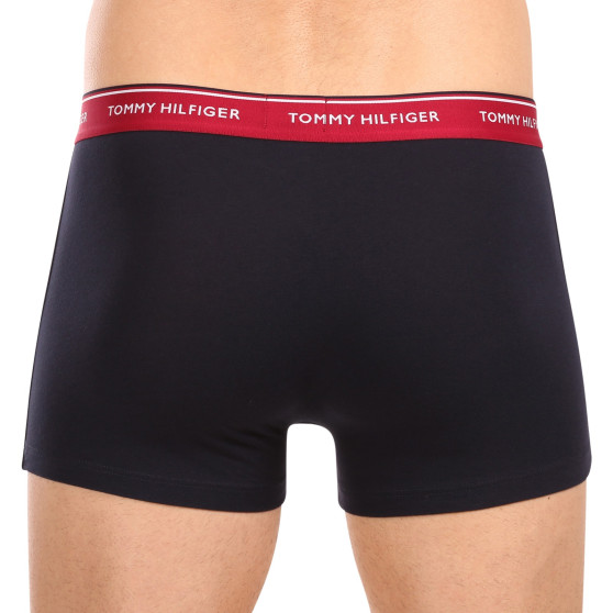 3PACK Boxers para homem Tommy Hilfiger azul escuro (UM0UM01642 0R6)