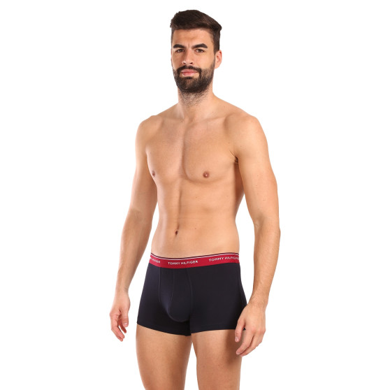 3PACK Boxers para homem Tommy Hilfiger azul escuro (UM0UM01642 0R6)