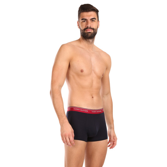 3PACK Boxers para homem Tommy Hilfiger azul escuro (UM0UM01642 0R6)