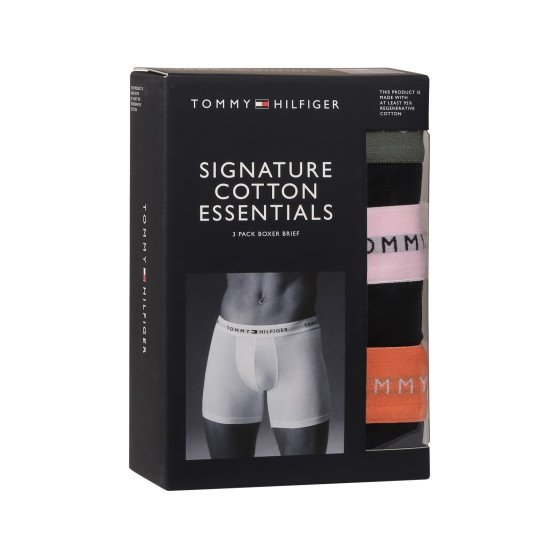 3PACK Boxers para homem Tommy Hilfiger azul escuro (UM0UM02765 0VH)