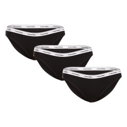 3PACK cuecas para mulher Calvin Klein preto (QD5207E-UB1)