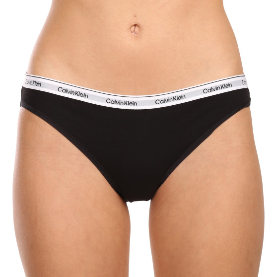 3PACK cuecas para mulher Calvin Klein preto (QD5207E-UB1)